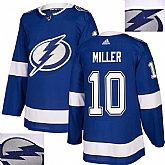 Lightning #10 Miller Blue With Special Glittery Logo Adidas Jersey,baseball caps,new era cap wholesale,wholesale hats